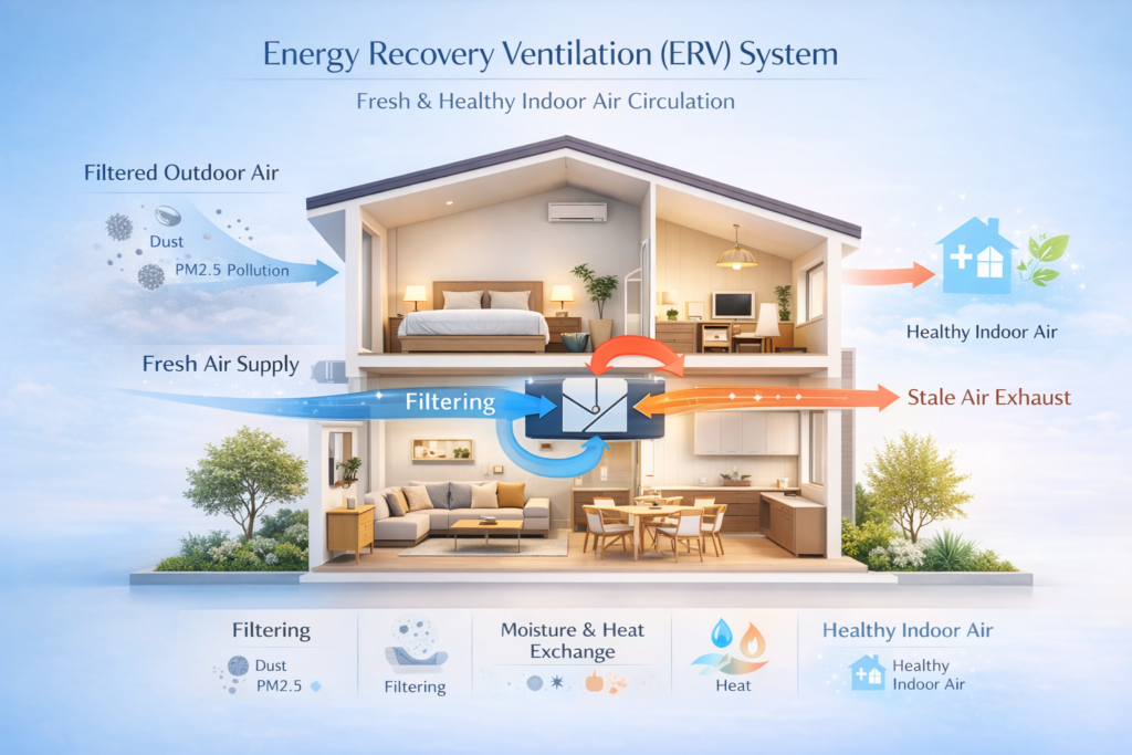 หลักการทำงาน ระบบ ERV infographic